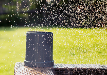 In use during rainfall